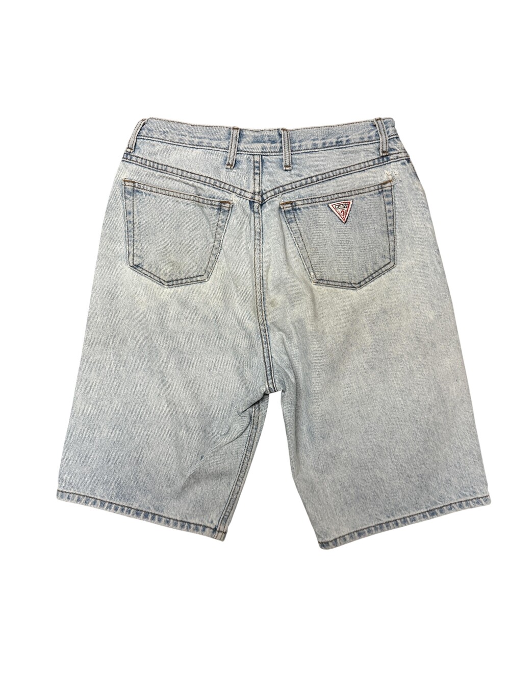 Vintage 80s Guess Jeans Georges Marciano Shorts Mens 30 Blue Denim Bermuda USA